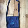 Blue Canvas Shoulder Bag Image 2