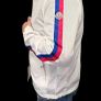 MONCLER Rukbat Logo-jacquard Hooded Windbreaker White Jacket Size 4 (XL) Image 2