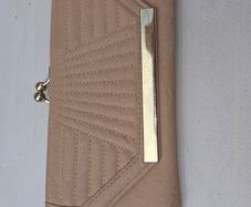cream wallet