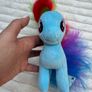 My Little Pony Rainbow Dash Small Plush Hasbro E0432/E0032 approx. 17 cm. Used Please see pictures Image 4