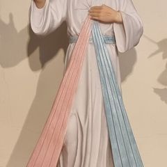 11.5 Inch Tall Florentine Collection Divine Mercy Jesus I Trust In You Religious Statue Made In Italy