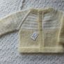 Hand Knit Premature Baby Cardigans: 5-7lbs Image 6