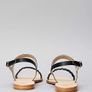 FIND Women's Sandal, Two-strap slingback leather sandals, peep-toe sandals, Size EU 36, UK 3 Image 2