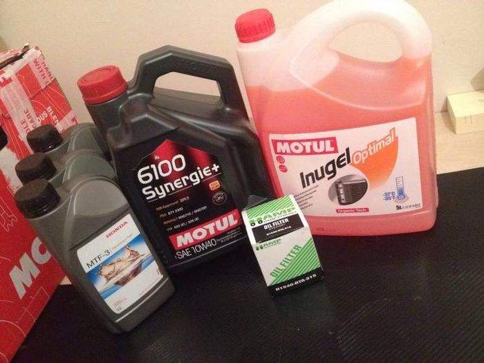 Motul oil,Hamp,Spoon,Ngk