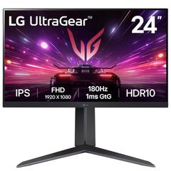 LG Ultragear Gaming Monitor 24 Inch, 1080p, 180Hz, 1ms
