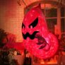 4.5ft Inflatable Scary Ghost Giant Horror Blow Up Halloween Ghost Huge Creepy Ghost with Red Light for Halloween Fright Night Image 2