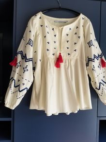 100% cotton blouse & shorts