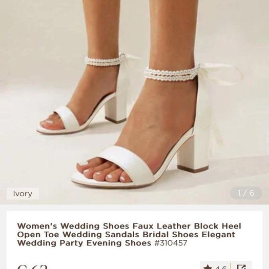 ivory heels