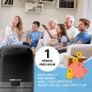 Dehumidifier 1500ml Portable, Compact & Quiet Moisture Absorber - Mini Air Dehumidifier for Home, Bedroom Damp, Car, Office, Garage, Caravan & Basement - Electric Mould Remover - Black Image 7