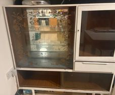 vintage display cabinet