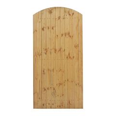 side entry arched garden gate x2