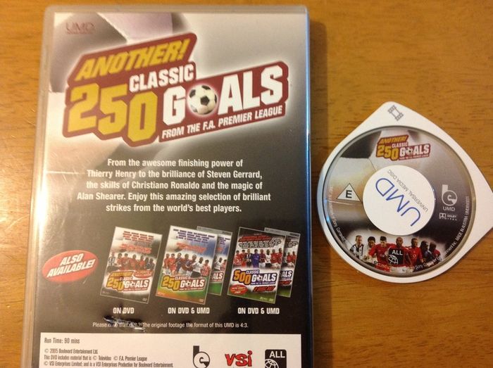 Another 250 classic Goals.  PSP.