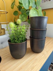 4 plant pots / 4 espresso cups