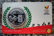 Belgium 5 Euro Base Metals Brilliant Uncirculated Coin 2020 - Team Belgium (Color) - Belgian Coin-card Catalogue