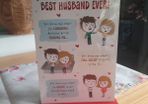 best husband valentine card