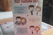 best husband valentine card