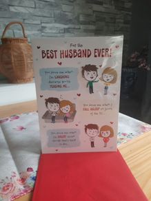 best husband valentine card