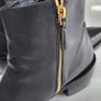 ALEXANDER McQueen Ladies black pointed gold braided chain ankle boots Sz 41 - Fit 8 - 8.5UK - Rrp 943 (New) Image 7