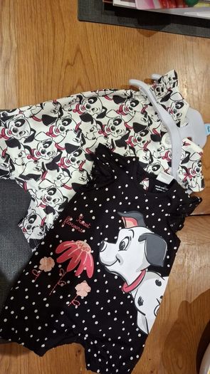 Disney baby romper 2 pack and dress