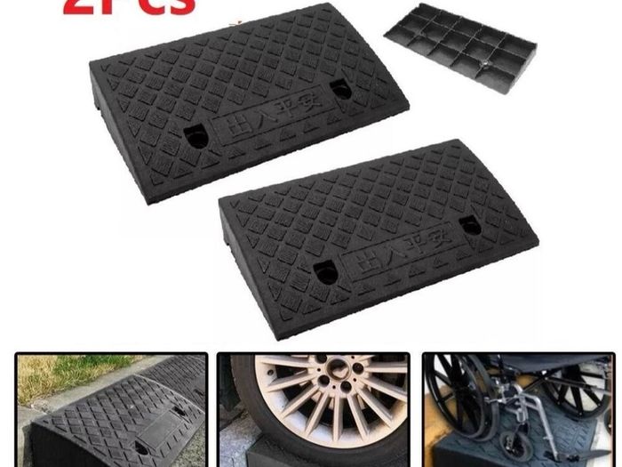 2 x Kerb Access Ramps for Car, Wheelchair, Mobility Scooter etc