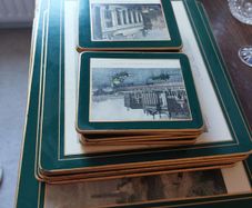 REDUCED Placemats Set of 6 Vintage Lady Clare Scenes of Dublin