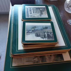 REDUCED Placemats Set of 6 Vintage Lady Clare Scenes of Dublin