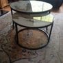 Set of two marble  coffee tables Image 7