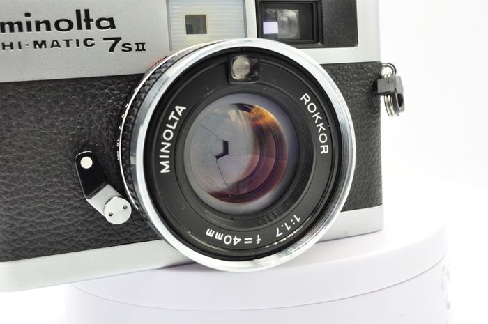 Minolta Hi-matic 7 S II Rangefinder Camera,recent Full Service - Film Tested