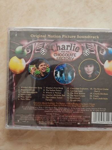 Charlie And The Chocolate Factory CD - Soundtrack  (NEW)