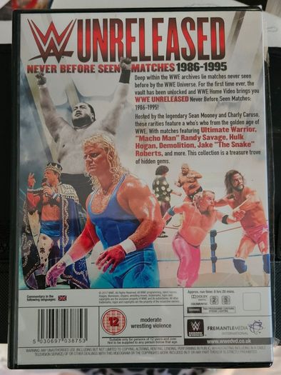 WWE wrestling dvd and umd