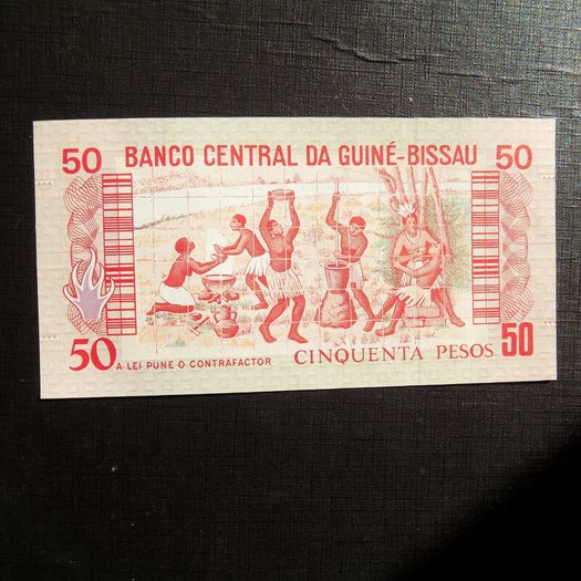 Guinea-Bissau.1990.50 Pesos.Uncirculated Banknote.