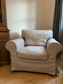 IKEA EKTORP Armchair, Kilanda light beige