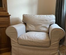 IKEA EKTORP Armchair, Kilanda light beige