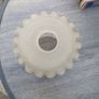 Vintage Molded Glass Lamp Shade Image 2