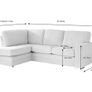 L-shaped sofa - great condition Image 4