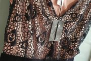 RENATO NUCCI Paris Taupe and Black dress Sz 10 UK - Bnwt Rrp 239 Sterling