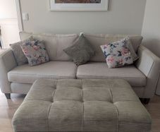 3 Seater Sofa and Ottoman