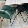 Extendable dining table with six chairs Image 2