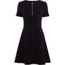 Karen Millen High Neck Zip Black Jersey Dress Image 8