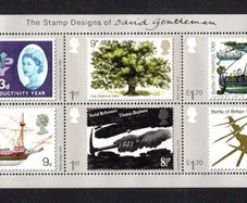 2022 Great Britain The Stamp Designs of David Gentleman Commemorative Stamps Miniature Sheet Mint Never Hinged (MNH)