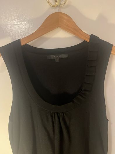 COAST sleeveless fine knit jumper UK12