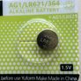 Battery Alkaline AG1 LR621 364 two watch batteries NEW Free Post Image 3