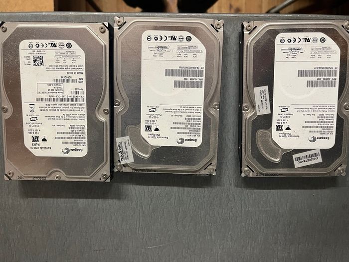 Selection of Hard drives