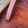 Vintage 5ft coat rack with shelf on top. Hooks for keys Image 8