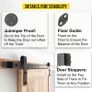 Sliding Barn Door Hardware Kit 12FT  Heavy Duty Image 5