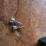 Stunning 1.00 ctw Natural Diamond Cluster Earrings in 18K Gold Image 3