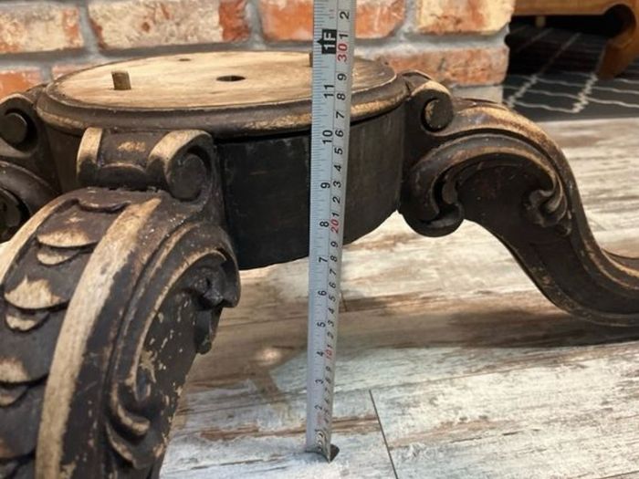 vintage table leg