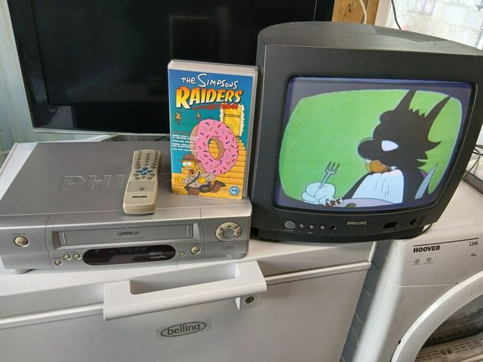 Phillips vhs player with remote