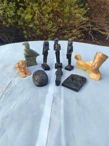 10 piece Egyptian burial set
