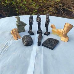 10 piece Egyptian burial set